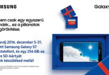Ajándék 256 GB-os microSD kártya Samsung Galaxy S7 mellé