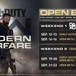 Call of Duty Modern Warfare beta időpontok