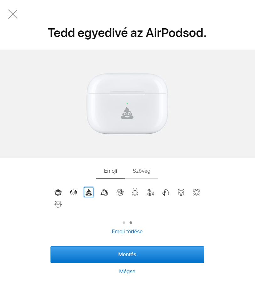 Most már gravíroztathatsz kaki emojit az AirPods tokodra - foldvedelem.hu