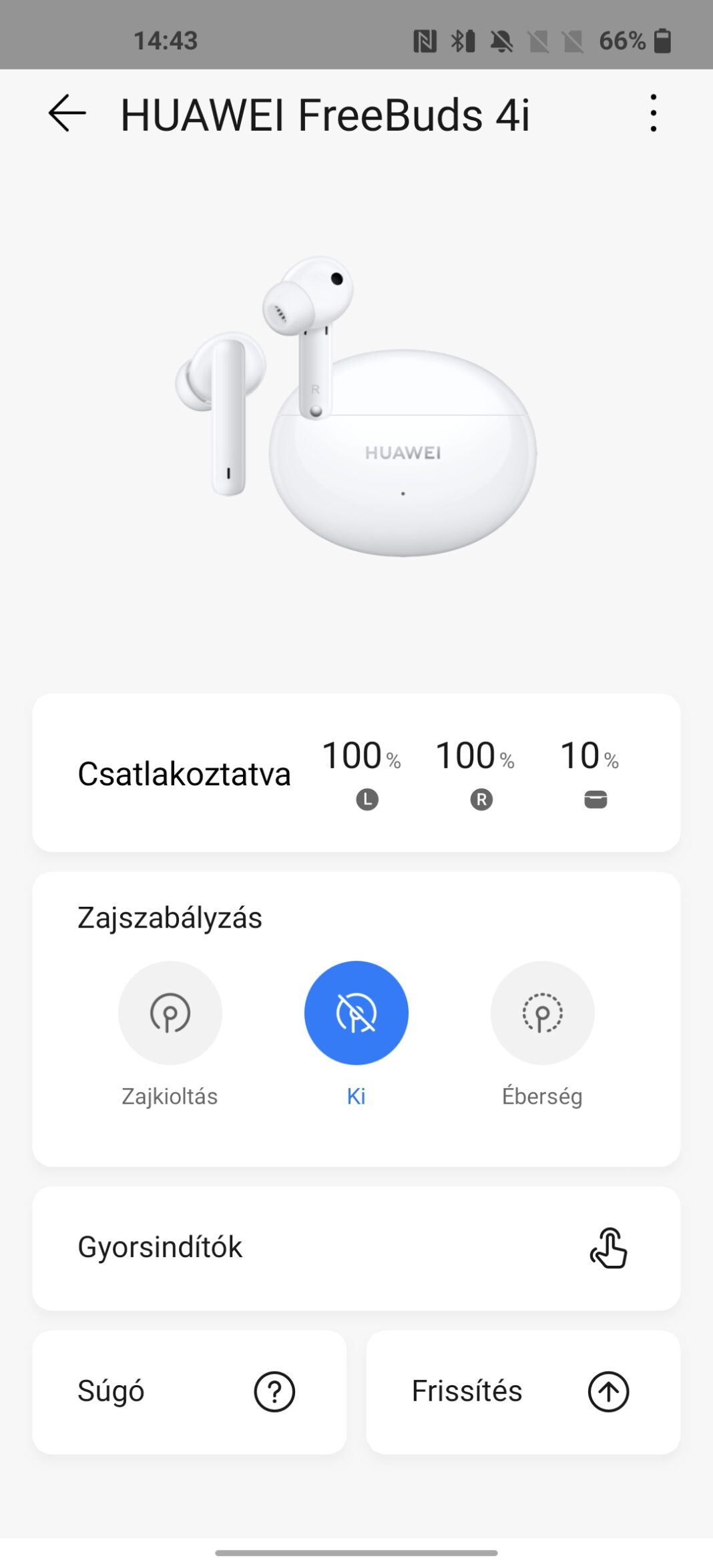 Huawei ai life не видит freebuds 4i