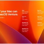 macOS ventura kompatibilitás