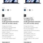 macbook air m2 ár