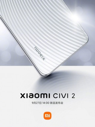 Szeptember 27-én érkezhet a Xiaomi Civi 2