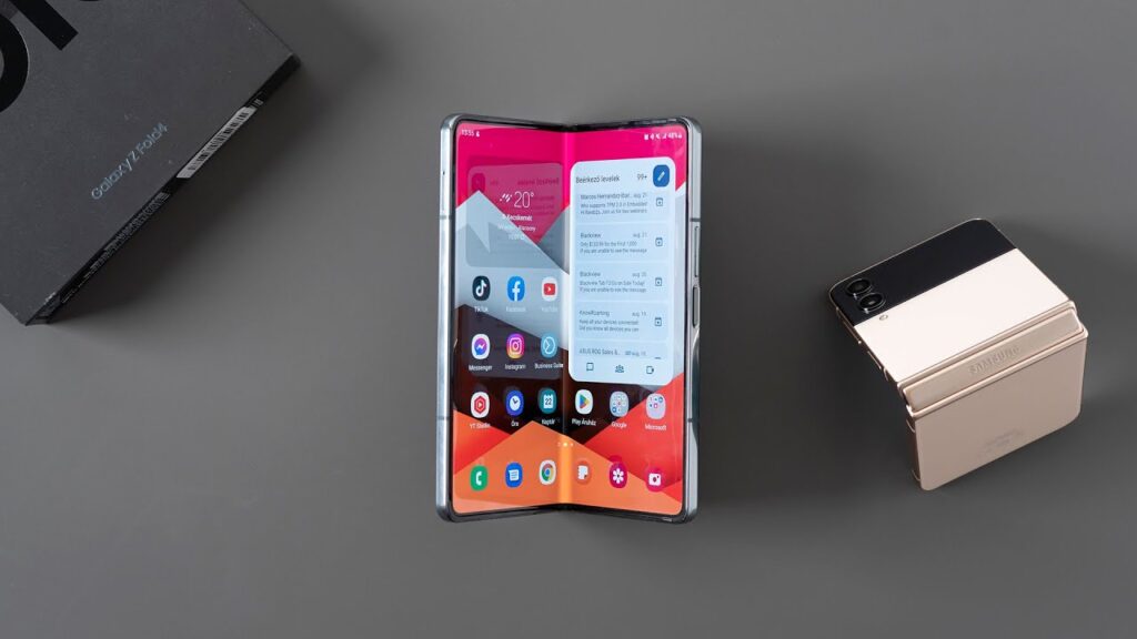 The Samsung Galaxy Z Fold6 could come with an unchanged main camera – pictured, Galaxy Z Fold 4