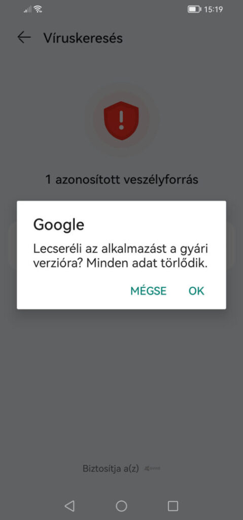 Google virus Huawei